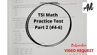 TSI MATH PRACTICE TEST Part 2: Made Easy!