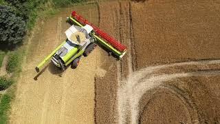 Neuer Claas Lexion 8900 in der Gerstenernte