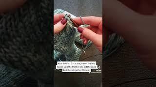 How to knit s stretchy bind off