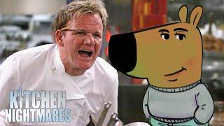 when gordon curses the s**t out of me but i'm literally just a chill guy | Kitchen Nightmares