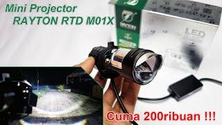 Review Mini Projector RTD M01X Dual Beam Laser