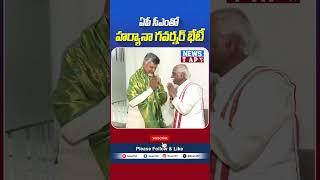 Haryana Governor Bandaru Dattatreya Meets CM Chandrababu | News TAP | #chandrababu #apnews #tdp