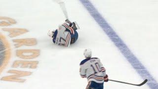 Connor McDavid Has Injury Scare After Friendly Fire From Derek Ryan