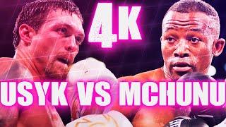 Oleksandr Usyk vs Thabiso Mchunu (Highlights) 4K