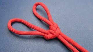 Ave Craft: How to Tie a Double Loop Knot. Paracord Spanish Bowline Loop Knot tutorial.