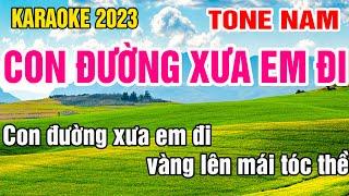 Con Đường Xưa Em Đi Karaoke Tone Nam Nhạc Sống gia huy beat