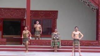 Pōwhiri - Welcome ceremony at marae, Te Puia, Rotorua, New Zealand