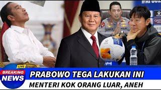 Semua Terkejut !! Prabowo Tega Milih Menteri Dari Orang Luar, Gibran Tidak Menyangka