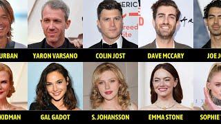 Famous Hollywood Actresses And Their Husbands/Boyfriends