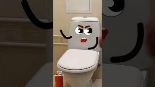 Cute Life Doodles | Toilet lid  #shorts #doodles #animations #doodlesart #toilet