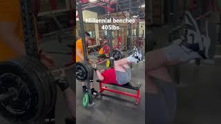 31 year old millennial benches 405lbs