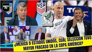 ¡INSÓLITO! ESTADOS UNIDOS tuvo mayor FRACASO que la SELECCIÓN MEXICANA en Copa América | ESPN FC
