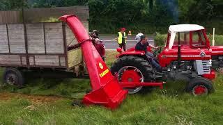 Silage 2022. Old school vintage roll back the years. Ballygurteen