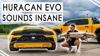 Streetspeed717 Picks Up Huracan EVO with INSANE Fabspeed Motorsport Exhaust! | SUPER LOUD and DONUTS