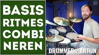 Basis Drumritmes Combineren // Drumles voor Beginners van DrummerMartijn