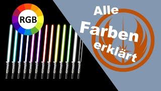 ALLE Lichtschwert-Farben mit RGB erklärt | Star Wars Theorie