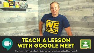 This is my best tip for teaching with Google Meet!