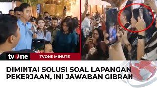 Gibran Rakabuming Raka Berikan Solusi Untuk Lulusan S2 yang Sulit Cari Pekerjaan | tvOne Minute