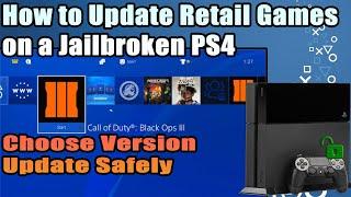 How to Update Retail games on a Jailbroken PS4