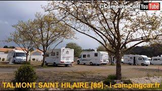 Aire Camping cars - TALMONT SAINT HILAIRE [85] - Vendée