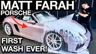 Why Do New Cars Need A Detail? First Wash Matt Farah's Modified Porsche Spyder!