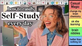 Tier Ranking Self-Study Techniques After School