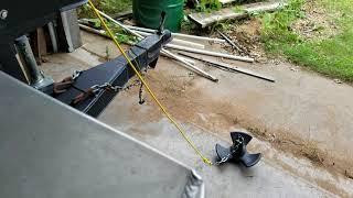 Function test of Minn Kota Deckhand DH40 anchor manager and winch