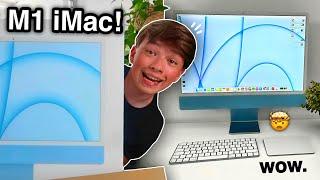 M1 iMac *baby blue* UNBOXING! + Moje Recenze po 24 Hodinách | tadeas