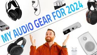 Audio Gear I'm Using in 2024 | Headphones, Speakers, Amps and more!