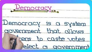 essay on democracy || democracy || essay on democracy in english || democracy essay ||