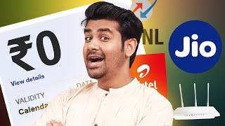 Cheapest Jio, Airtel, BSNL Plans - 5G, 4G & Wifi