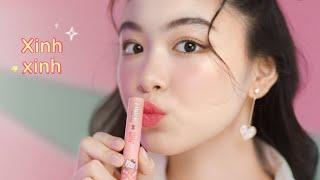 LIPICE SHEER COLOR  HELLO KITTY CHOCO MINT - NGỌT NGÀO SẮC MÔI HỒNG ỬNG ĐỎ