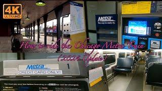 How to Ride the Chicago Metra train (2024 updated system changes )