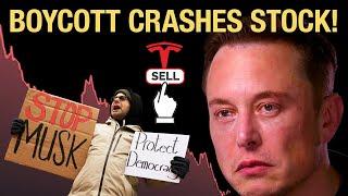 Tesla Stock & Sales IMPLODE as Anti-Elon Protests SURGE