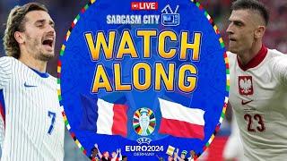 FRANCE 1-1 POLAND LIVE Stream Watchalong - EURO 2024 - GROUP D