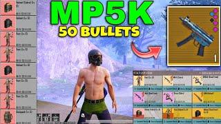 PLAY WITH LEGENDARY MP5K (50 Bullets) | PUBG METRO ROYALE