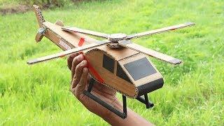 How To Make RC Helicopter With Cardboard / DIY RC Helicopter / Make  Aeroplane