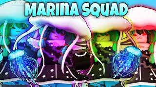 The ULTIMATE Prismatic Marina Kit Squad In Roblox Bedwars..