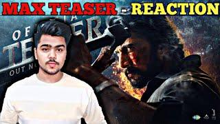 MAX TEASER - REACTION | KICHHA SUDEEP || FILMYBRAHMAND || 