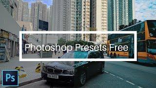 Photoshop presets FREE (60+ color grading LUTs including cinematic Teal & Orange)