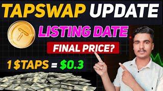 Tapswap New Update | Tapswap Listing Date | Tapswap Withdrawal Date