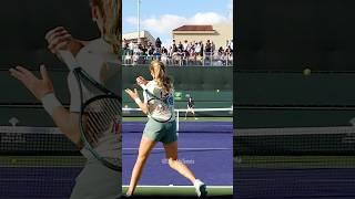 Mirra Andreeva – The Lovely Rising Star 5 #mirraandreeva #indianwells2025 #slowmotennis
