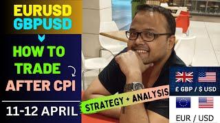 EURUSD Analysis TODAY 11-12 APR | GBPUSD Analysis TODAY 11-12 APR | EURUSD Strategy  GBPUSD Strategy