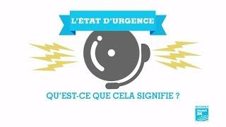 #POSTER - L’État d’urgence : Qu’est-ce que cela signifie ?