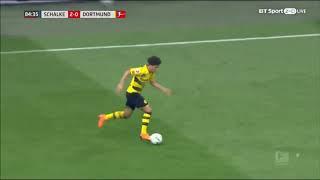 Jadon Sancho vs Schalke 04 Bundesliga (15/04/2018)