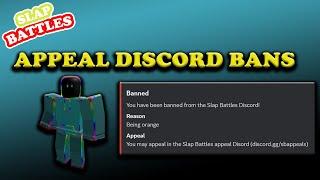 SLAP BATTLES Discord Ban? How to appeal!