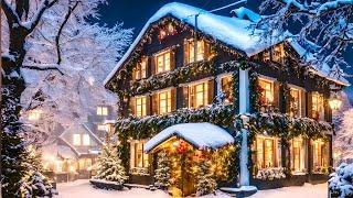 Heavy Snowfall In Zurich City Switzerland  Lucy Christmas lights on Bahnhofstrasse