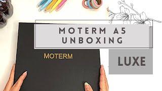 MOTERM PLANNER UNBOXING | Moterm A5 Luxe in Cream croc