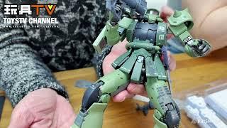 「爆玩具」Gundam Fix Figuration Metal Composite GFFMC 1027 機動戰士  MS-06F ZAKU  綠渣古 德安之島  魂限 TOYSTV Review