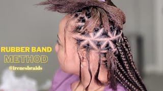 Rubberband Method Box Braid | 3hrs @IrenesBraids